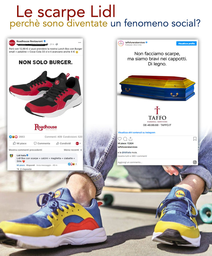 Il fenomeno scarpe Lidl spiegato dagli esperti di social e marketing - formmedia.it